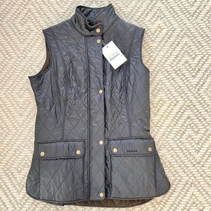 Barbour Wray Gilet Black Vest - UK size 12/US 8 - NWT